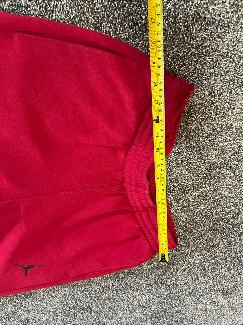Air Jordan Bright Red Pull-On Sweatpant